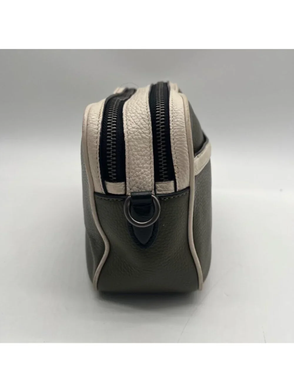 Coach Olive Green Color-Way Pebbled Leather Crossbody Bag-3041